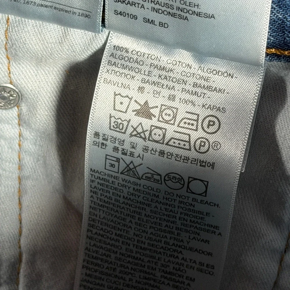 Levis 550 Relaxed Fit Mens Jeans 36x30 Medium Wash Blue Tapered Leg Denim